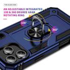 For iPhone 17 Pro Shockproof TPU Hybrid PC Phone Case with Holder(Blue) - 3