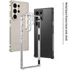 For Samsung Galaxy S24 Ultra 5G Metal Frame Heat Dissipation Phone Case with Camera Guard Ring(Black) - 2