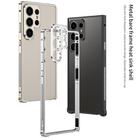 For Samsung Galaxy S23 Ultra 5G Metal Frame Heat Dissipation Phone Case with Camera Guard Ring(Gold) - 2
