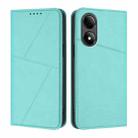 For ZTE Blade A33s Strong Magnetic Frosted Flip Leather Phone Case(Light Blue) - 1