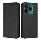 For ZTE Blade V60 Vita / Axon 60 Lite Strong Magnetic Frosted Flip Leather Phone Case(Black) - 1