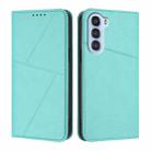 For ZTE nubia S 5G A403ZT Strong Magnetic Frosted Flip Leather Phone Case(Light Blue) - 1