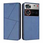 For ZTE nubia Z60 Ultra Strong Magnetic Frosted Flip Leather Phone Case(Royal Blue) - 1