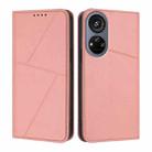 For ZTE Voyage 40 Strong Magnetic Frosted Flip Leather Phone Case(Pink) - 1
