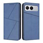 For OnePlus Nord 4 Strong Magnetic Frosted Flip Leather Phone Case(Royal Blue) - 1