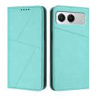 For OnePlus Nord 4 Strong Magnetic Frosted Flip Leather Phone Case(Light Blue) - 1