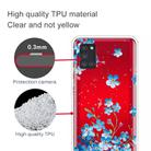 For Samsung Galaxy A21s Shockproof Painted Transparent TPU Protective Case(Star Flower) - 2
