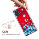 For Samsung Galaxy A21s Shockproof Painted Transparent TPU Protective Case(Star Flower) - 3