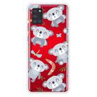 For Samsung Galaxy A21s Shockproof Painted Transparent TPU Protective Case(Koala) - 1