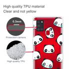 For Samsung Galaxy A21s Shockproof Painted Transparent TPU Protective Case(Emoji Bear) - 2