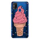 For Samsung Galaxy M31 Shockproof Painted Transparent TPU Protective Case(Ice Cream) - 1