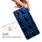 For Samsung Galaxy M31 Shockproof Painted Transparent TPU Protective Case(Black Cats) - 3