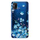 For Samsung Galaxy M31 Shockproof Painted Transparent TPU Protective Case(Star Flower) - 1