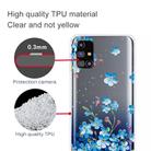 For Samsung Galaxy M31s Shockproof Painted Transparent TPU Protective Case(Star Flower) - 2