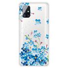 For Samsung Galaxy M51 (Side Fingerprint Version) Shockproof Painted Transparent TPU Protective Case(Star Flower) - 1