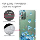 For Samsung Galaxy Note20 Shockproof Painted Transparent TPU Protective Case(Star Flower) - 2