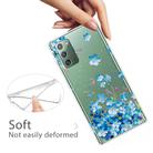 For Samsung Galaxy Note20 Shockproof Painted Transparent TPU Protective Case(Star Flower) - 3