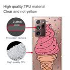 For Samsung Galaxy Note20 Ultra Shockproof Painted Transparent TPU Protective Case(Ice Cream) - 2