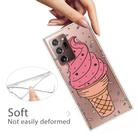 For Samsung Galaxy Note20 Ultra Shockproof Painted Transparent TPU Protective Case(Ice Cream) - 3