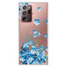 For Samsung Galaxy Note20 Ultra Shockproof Painted Transparent TPU Protective Case(Star Flower) - 1
