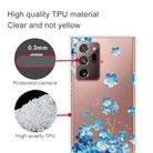 For Samsung Galaxy Note20 Ultra Shockproof Painted Transparent TPU Protective Case(Star Flower) - 2