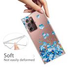 For Samsung Galaxy Note20 Ultra Shockproof Painted Transparent TPU Protective Case(Star Flower) - 3
