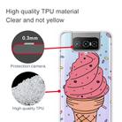 For Asus Zenfone 7 ZS670KS Shockproof Painted Transparent TPU Protective Case(Ice Cream) - 2