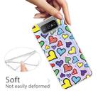 For Asus Zenfone 7 ZS670KS Shockproof Painted Transparent TPU Protective Case(Hearts) - 3