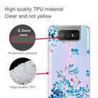 For Asus Zenfone 7 ZS670KS Shockproof Painted Transparent TPU Protective Case(Star Flower) - 2