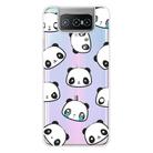 For Asus Zenfone 7 ZS670KS Shockproof Painted Transparent TPU Protective Case(Emoji Bear) - 1