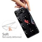 For Asus ROG Phone 3 ZS661KS Shockproof Painted Transparent TPU Protective Case(Black Cats) - 2