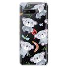 For Asus ROG Phone 3 ZS661KS Shockproof Painted Transparent TPU Protective Case(Koala) - 1