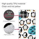 For iPhone 12 mini Shockproof Painted Transparent TPU Protective Case(Penguin) - 2