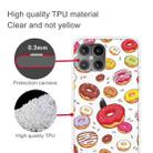 For iPhone 12 mini Shockproof Painted Transparent TPU Protective Case(Donuts) - 2