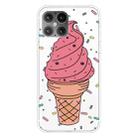 For iPhone 12 Pro Max Shockproof Painted Transparent TPU Protective Case(Ice Cream) - 1