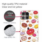 For iPhone 12 / 12 Pro Shockproof Painted Transparent TPU Protective Case(Donuts) - 2