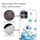 For iPhone 12 / 12 Pro Shockproof Painted Transparent TPU Protective Case(Star Flower) - 2