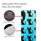For OnePlus Nord Shockproof Painted Transparent TPU Protective Case(Black Cats) - 2