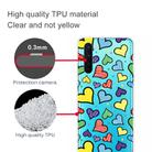 For OnePlus Nord Shockproof Painted Transparent TPU Protective Case(Hearts) - 2