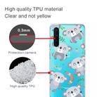 For OnePlus Nord Shockproof Painted Transparent TPU Protective Case(Koala) - 2