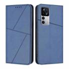 For Xiaomi 12T Strong Magnetic Frosted Flip Leather Phone Case(Royal Blue) - 1