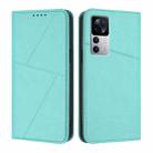 For Xiaomi 12T Strong Magnetic Frosted Flip Leather Phone Case(Light Blue) - 1