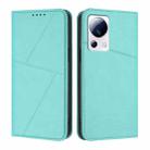 For Xiaomi 13 Lite / Civi 2 Strong Magnetic Frosted Flip Leather Phone Case(Light Blue) - 1