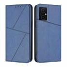 For Xiaomi Poco M5 Strong Magnetic Frosted Flip Leather Phone Case(Royal Blue) - 1