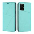 For Xiaomi Poco M5 Strong Magnetic Frosted Flip Leather Phone Case(Light Blue) - 1
