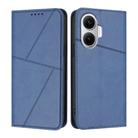 For Xiaomi Poco F7 5G Strong Magnetic Frosted Flip Leather Phone Case(Royal Blue) - 1