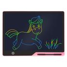 16 inch Rechargeable Children Drawing Board LCD Writing Tablet, Style:Pink / Green Writing - 1