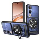 For vivo V50 Lite 5G Armor Rotating Holder MagSafe Phone Case(Blue) - 1