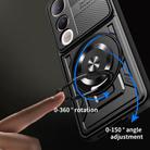 For vivo V50 Lite 5G Armor Rotating Holder MagSafe Phone Case(Blue) - 3