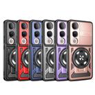 For vivo V50 Lite 5G Armor Rotating Holder MagSafe Phone Case(Purple) - 2